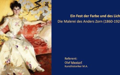 Ein Fest der Farbe und des Lichts – Die Malerei des Anders Zorn (1860-1920)